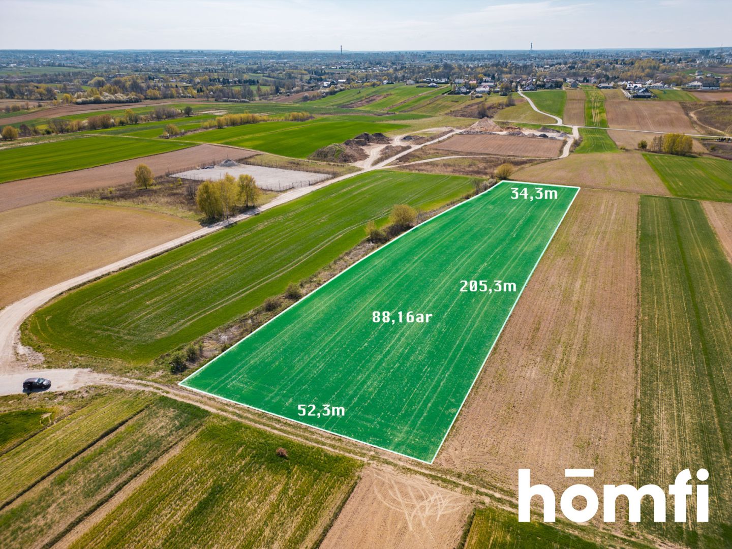 RUDNIK building plot 8815 m2-MN - Plot - Sale - Lubelski, Wólka / Rudnik