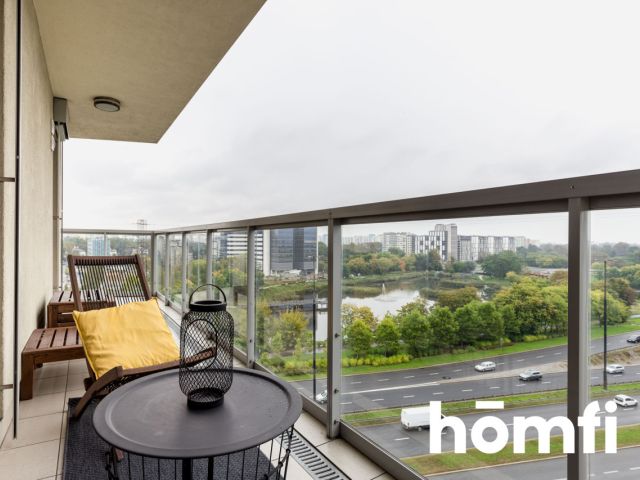 TWO-ROOM APARTMENT WITH A VIEW ON SŁUŻEWIEC - Apartment - Rent - Warszawa, Mokotów