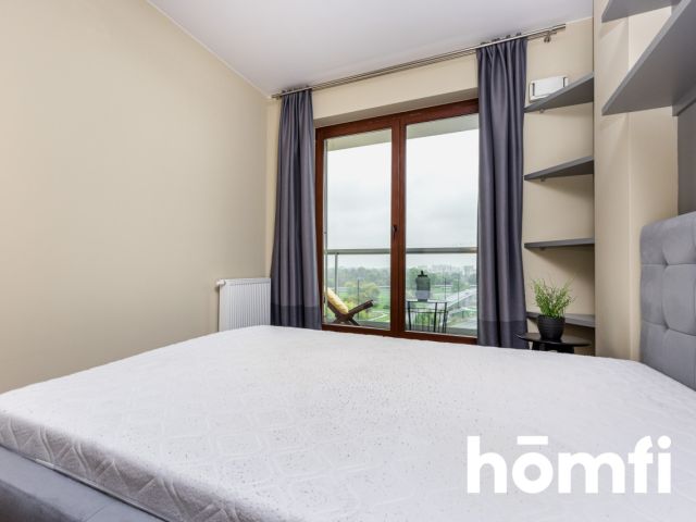 TWO-ROOM APARTMENT WITH A VIEW ON SŁUŻEWIEC - Apartment - Rent - Warszawa, Mokotów