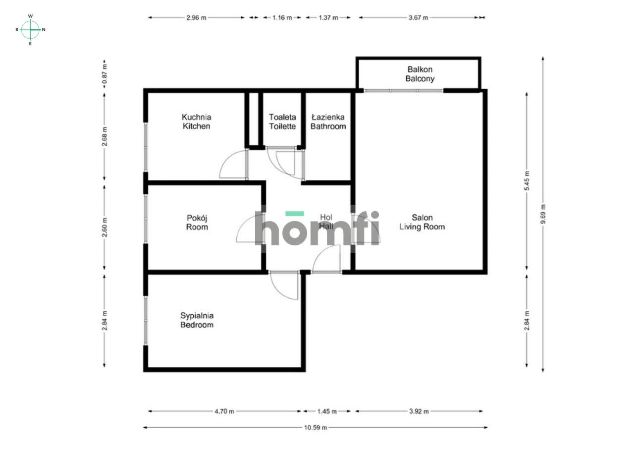 3-room apartment for rent in Jeżyce, Poznań - Apartment - Sale - Poznań, Jeżyce