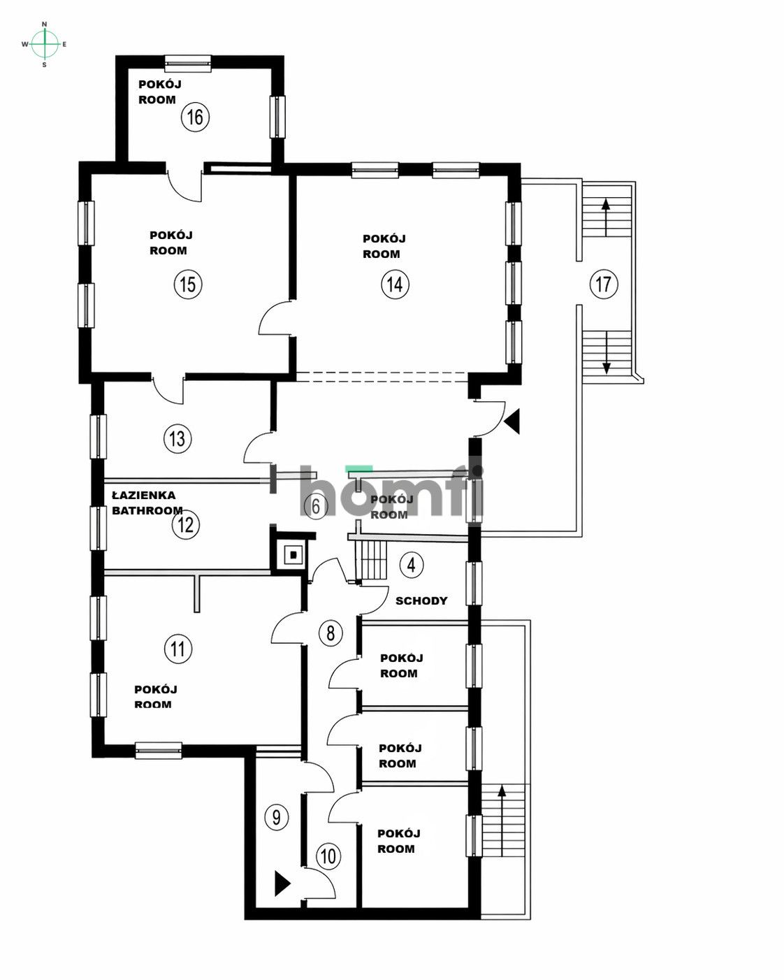 Historic riverside villa | large plot - Комерційне приміщення - Продаж - Skierniewice