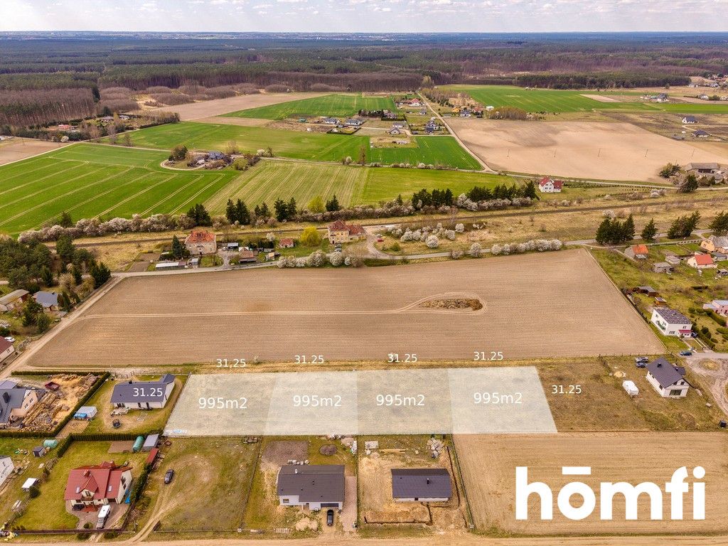 Building plots next to a forest, 995 m², Stronno - Plot - Sale - Bydgoski, Koronowo / Stronno