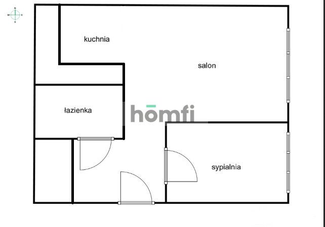 Ready-to-move-in 2-room apartment | os. Na Lotnisku 6, Kraków - Apartment - Sale - Kraków, Nowa Huta / Bieńczyce