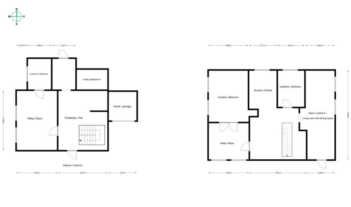 Dom Wodzisław Centrum | Nowy dach i garaż - Dom - Sprzedaż - Wodzisławski, Wodzisław Śląski / Centrum