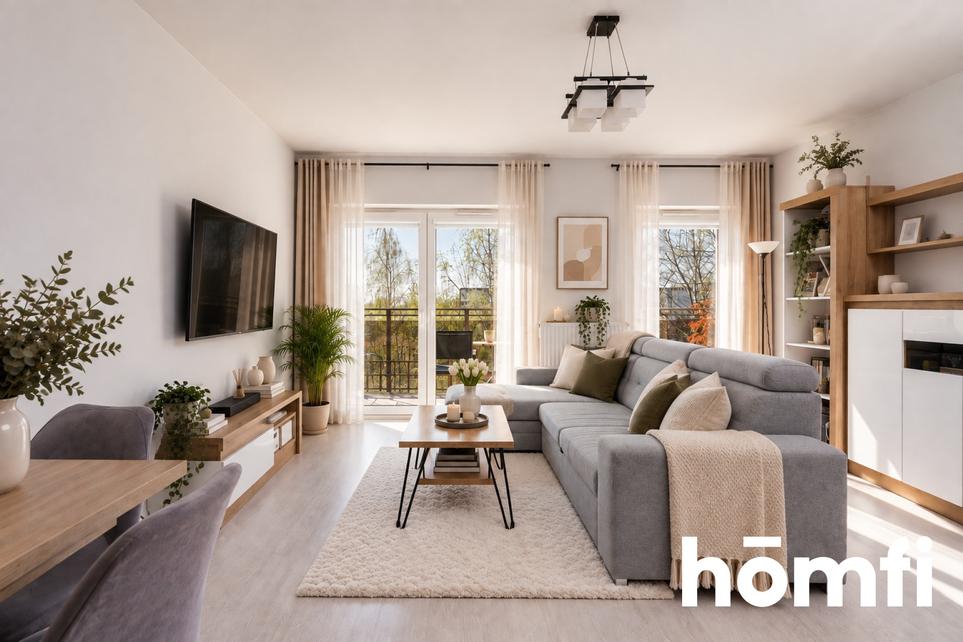 Spacious 3-room apartment with a large balcony - Apartment - Sale - Piaseczyński, Piaseczno / Józefosław