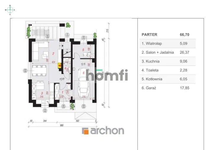Bliźniak w podwyższonym stanie deweloperskim - House - Sale - Radom, Jeżowa Wola