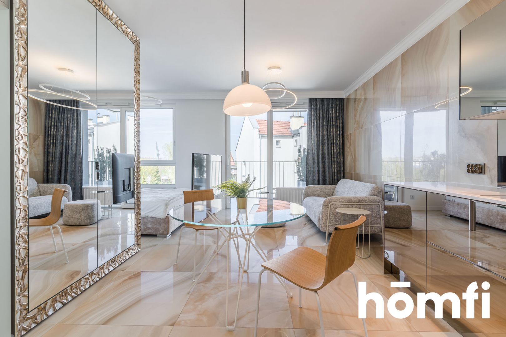 Luxury studio apartment, balcony, parking, KL- Chlebova - Квартира - Продаж - Gdańsk, Śródmieście