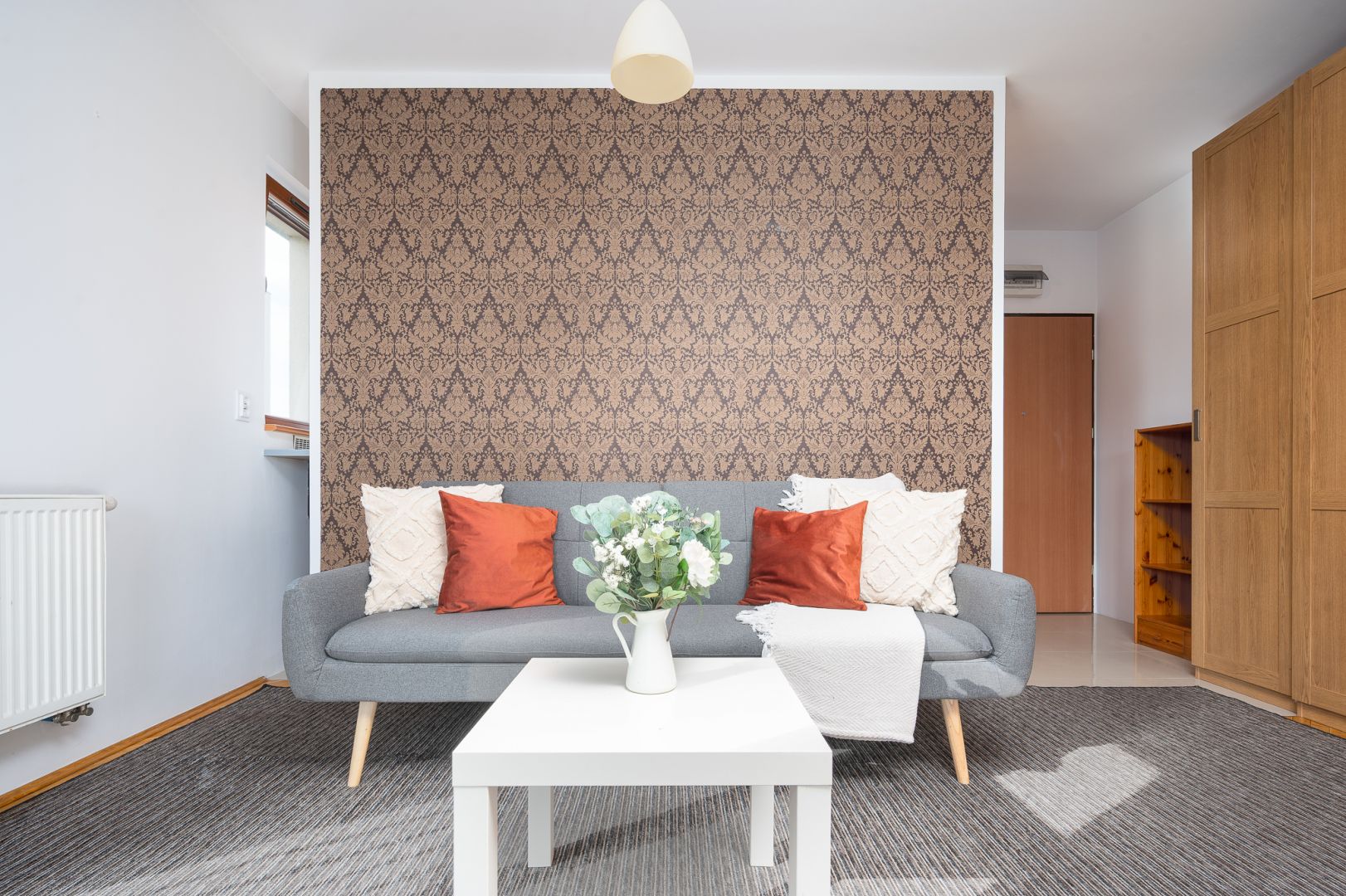 Spacious studio flat at Mozarta street - Квартира - Оренда - Kraków, Krowodrza / Prądnik Biały