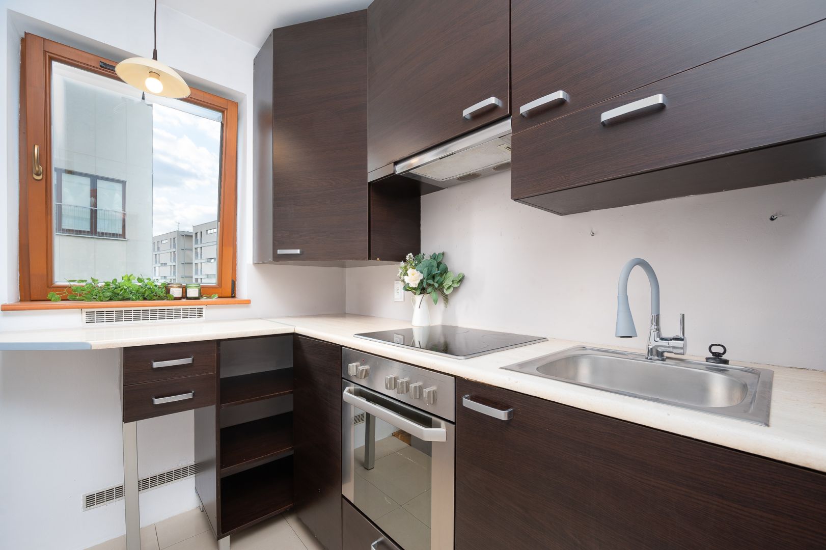Spacious studio flat at Mozarta street - Квартира - Оренда - Kraków, Krowodrza / Prądnik Biały