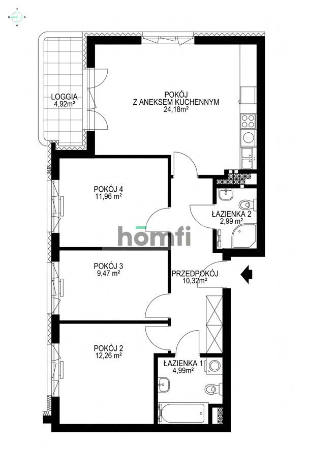Comfortable 4-room apartment - ul. Mościckiego, Brochów - Apartment - Rent - Wrocław, Krzyki / Brochów