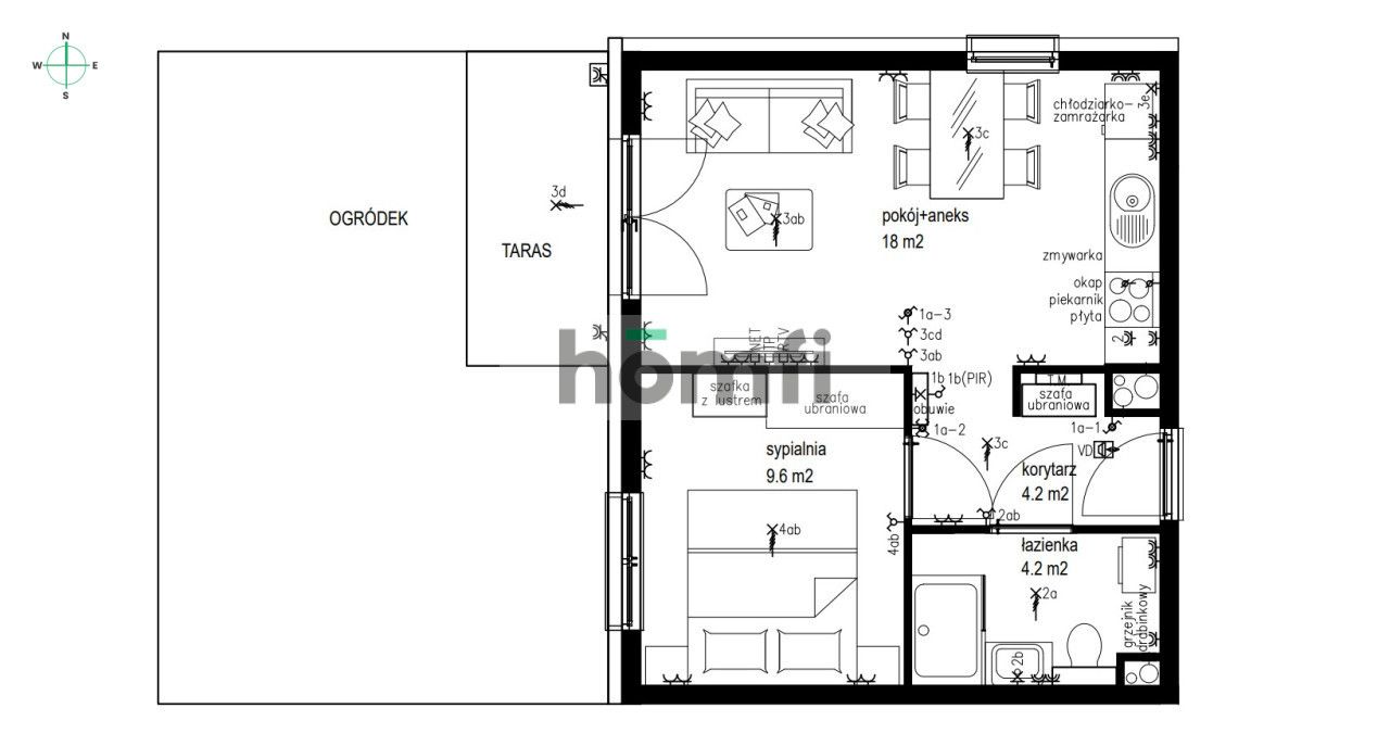 Stylish, 2-bedroom with garden - Sentosa Park - Apartment - Rent - Gdynia, Działki Leśne