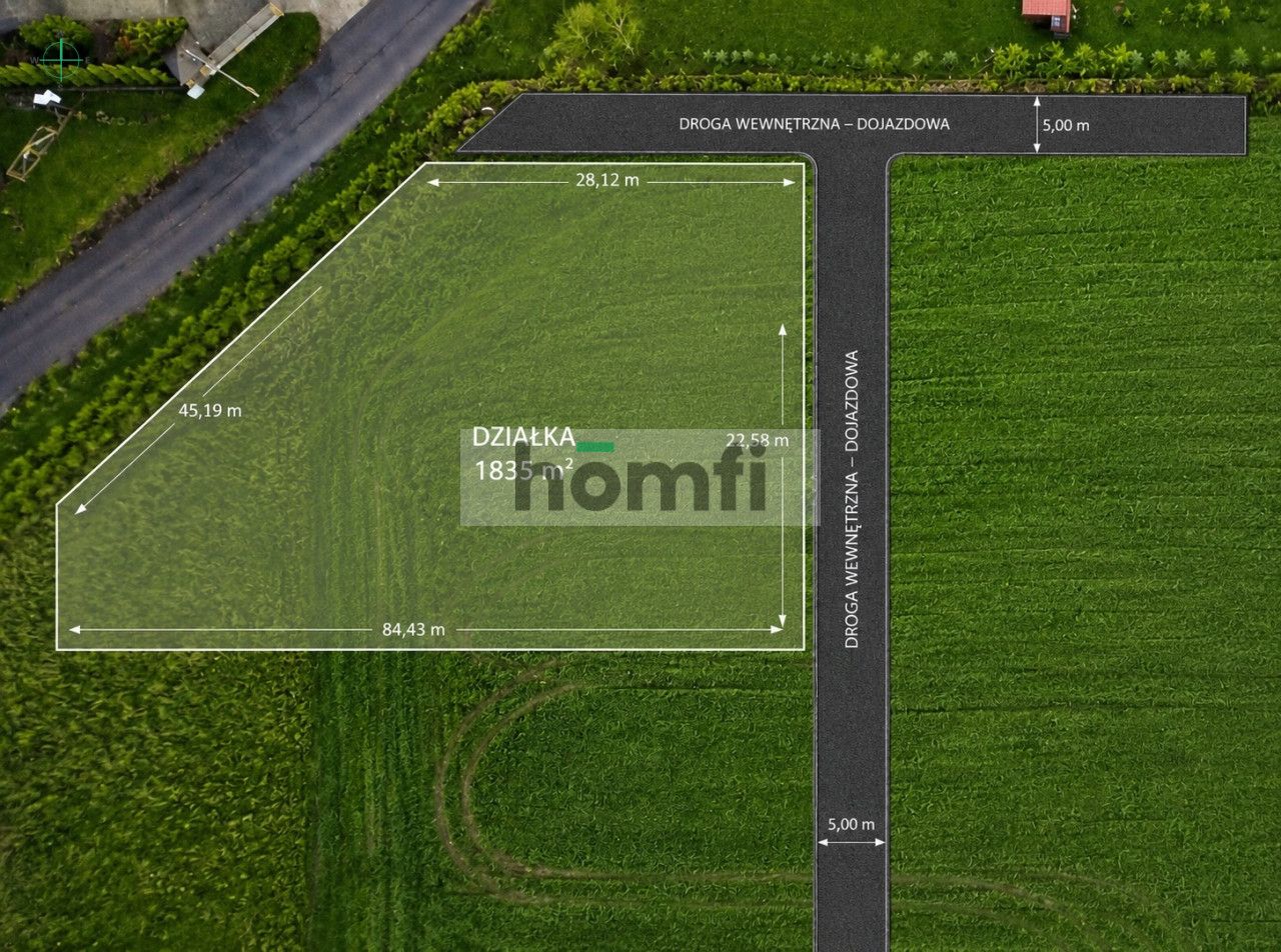 1850 m² Plot Near Zamość, Local Plan - Ділянка - Продаж - Zamojski, Skierbieszów / Zrąb