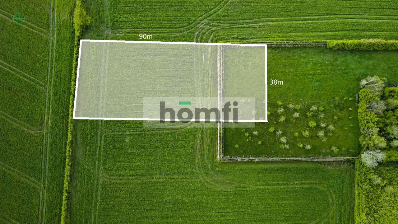 Building Plot 3400 m² with Planning Permission – Kolonia Zrąb - Plot - Sale - Zamojski, Skierbieszów / Zrąb