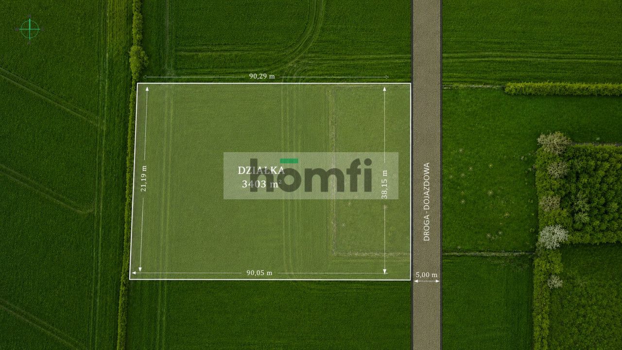 Działka 3400 m² z WZ – Kolonia Zrąb - Działka - Sprzedaż - Zamojski, Skierbieszów / Zrąb