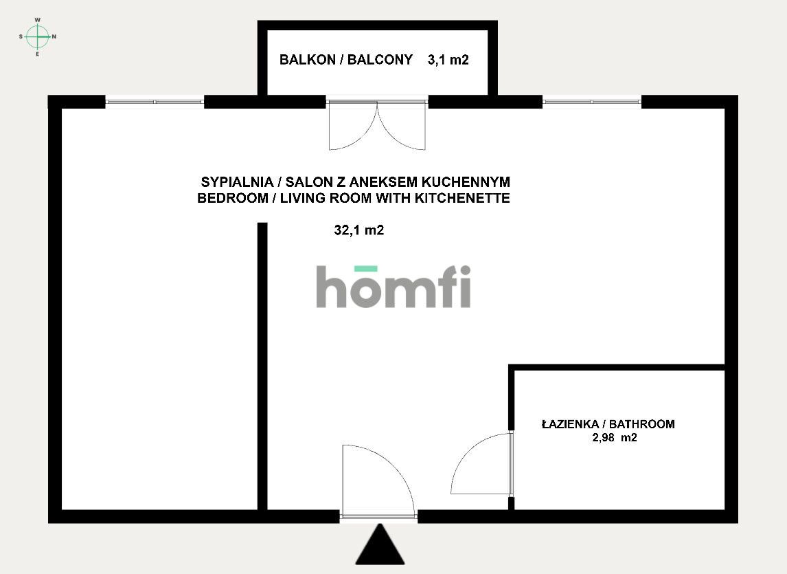 close to the city center apartment after a complete renovation - Квартира - Оренда - Toruń, Chełmińskie Przedmieście