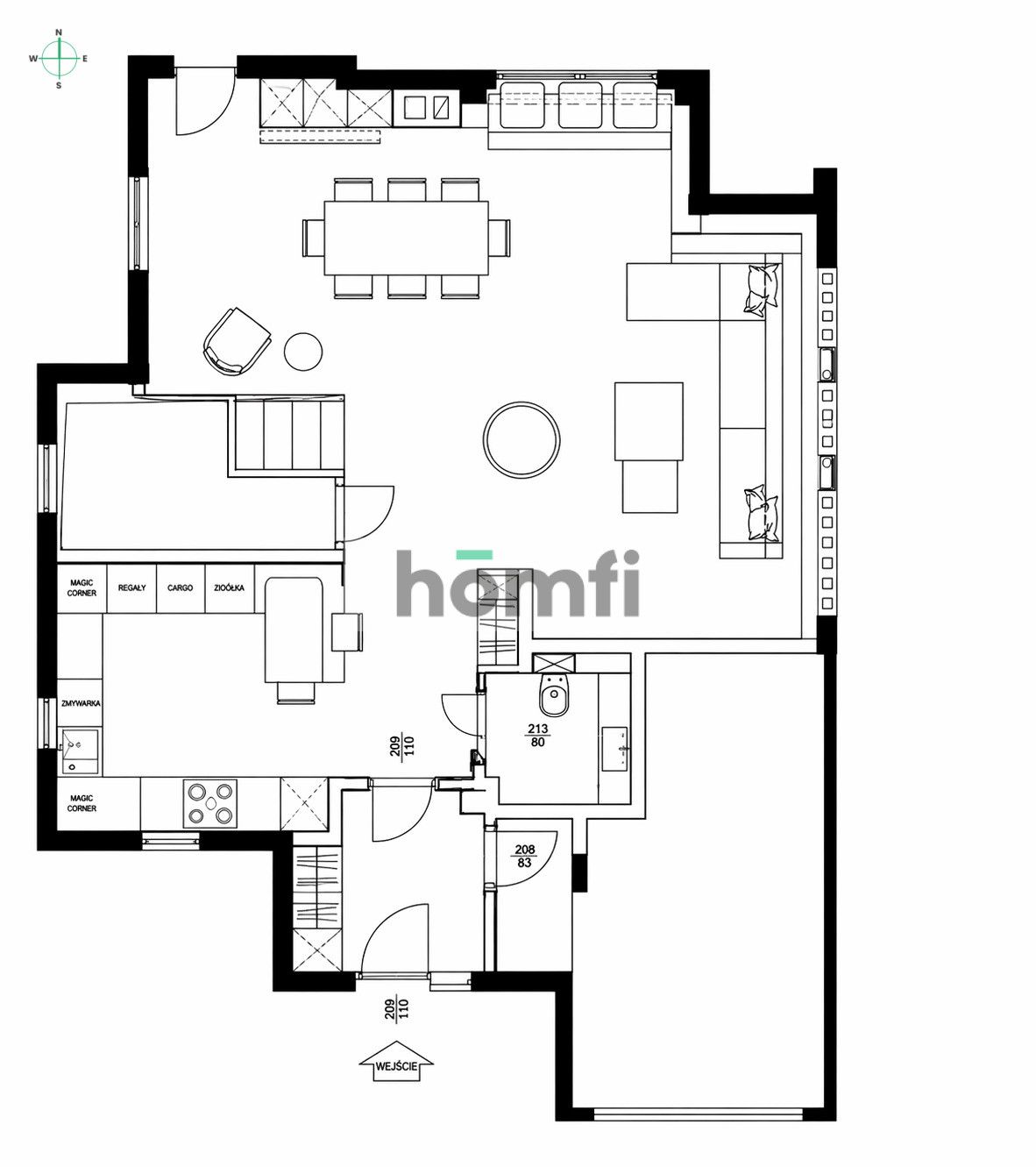 Stylish home by the forest | large plot | move-in ready - Дім - Продаж - Piaseczyński, Lesznowola / Magdalenka