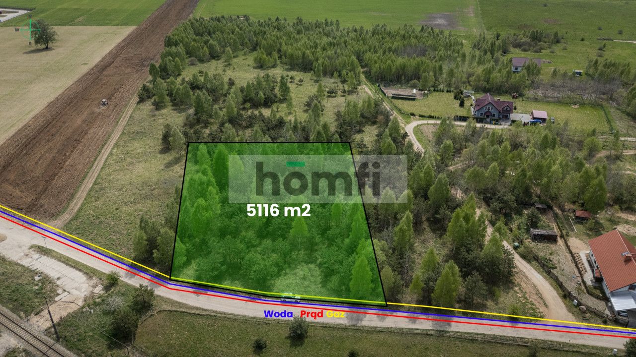 Unique plot with a natural green buffer - Plot - Sale - Olsztyński, Jonkowo / Węgajty