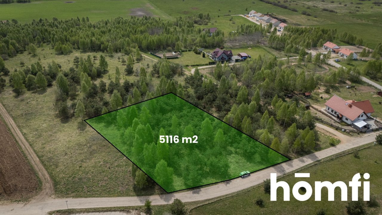 Unique plot with a natural green buffer - Plot - Sale - Olsztyński, Jonkowo / Węgajty
