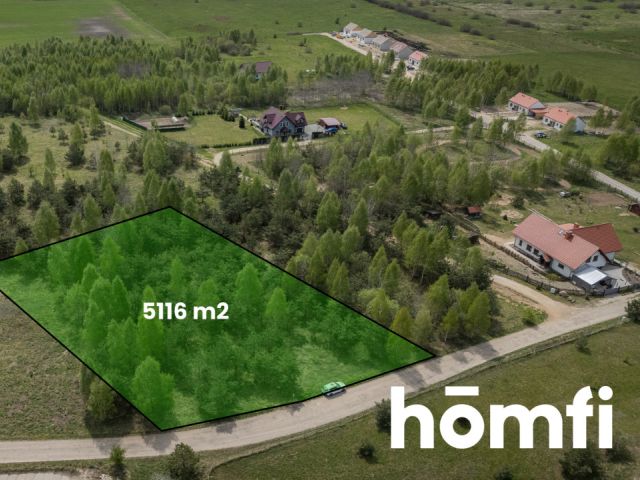 Unique plot with a natural green buffer - Ділянка - Продаж - Olsztyński, Jonkowo / Węgajty
