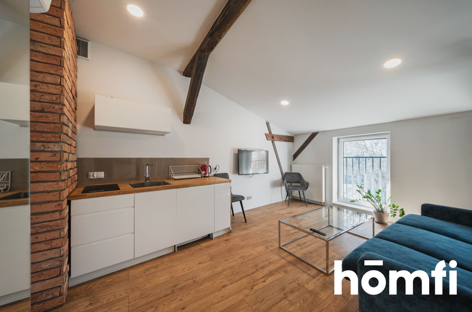 Stylish 2-Room Loft Apartment - Apartment - Rent - Poznań, Stare Miasto