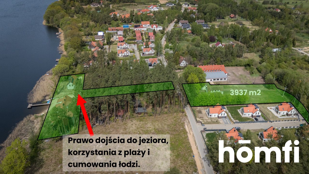 Działka pod inwestycję z prywatną plażą i pomostem - Działka - Sprzedaż - Olsztyński, Stawiguda / Tomaszkowo