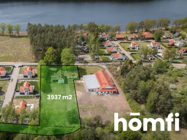 Investment plot with a private beach and a pier - Ділянка - Продаж - Olsztyński, Stawiguda / Tomaszkowo