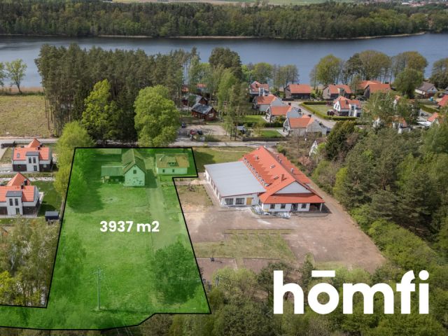 Investment plot with a private beach and a pier - Ділянка - Продаж - Olsztyński, Stawiguda / Tomaszkowo