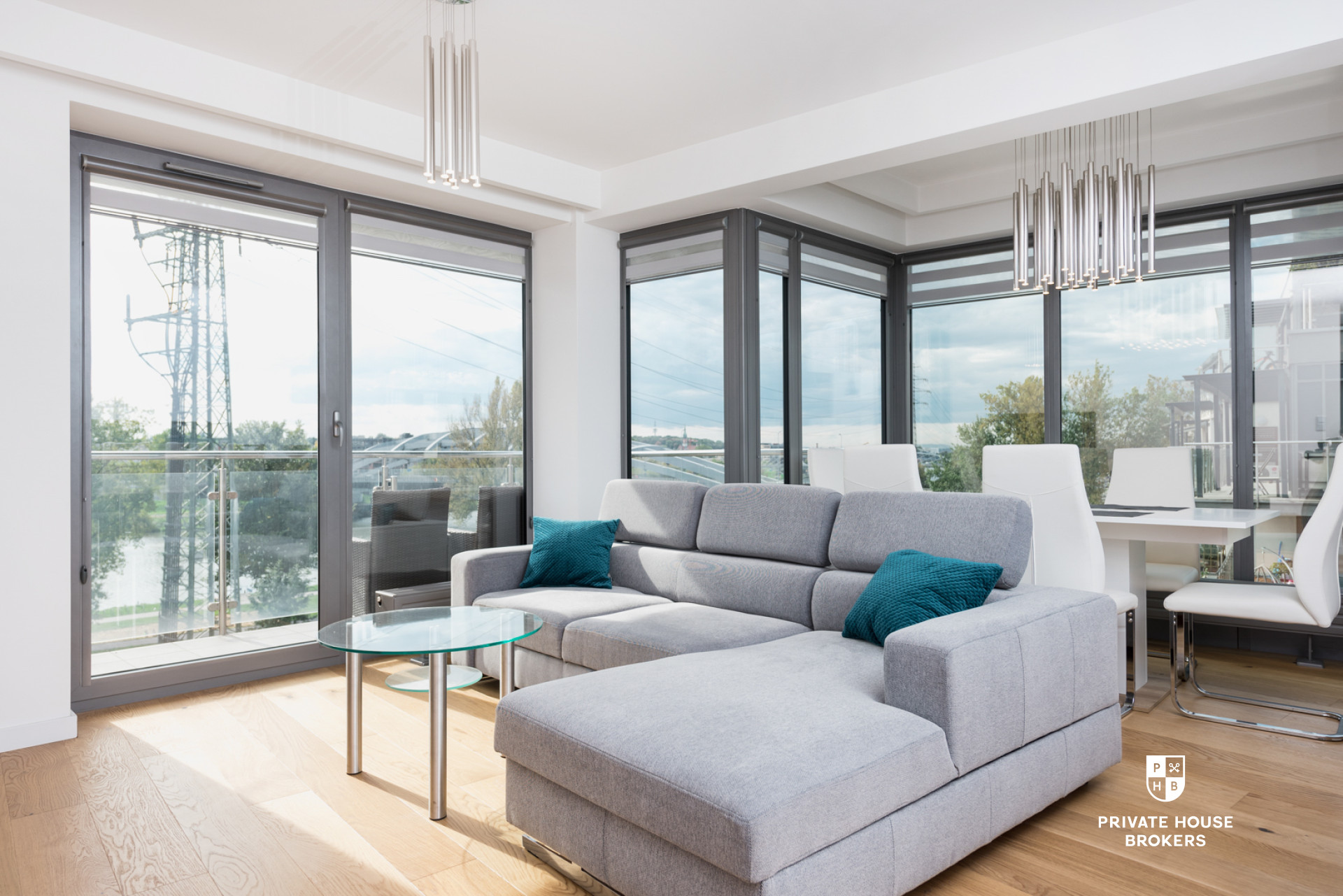 Bright and air-conditioned 73m2 apartment at Wiślane Tarasy - Apartment - Rent - Kraków, Śródmieście / Grzegórzki