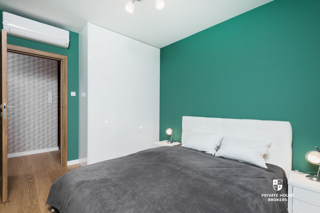 Bright and air-conditioned 73m2 apartment at Wiślane Tarasy - Apartment - Rent - Kraków, Śródmieście / Grzegórzki