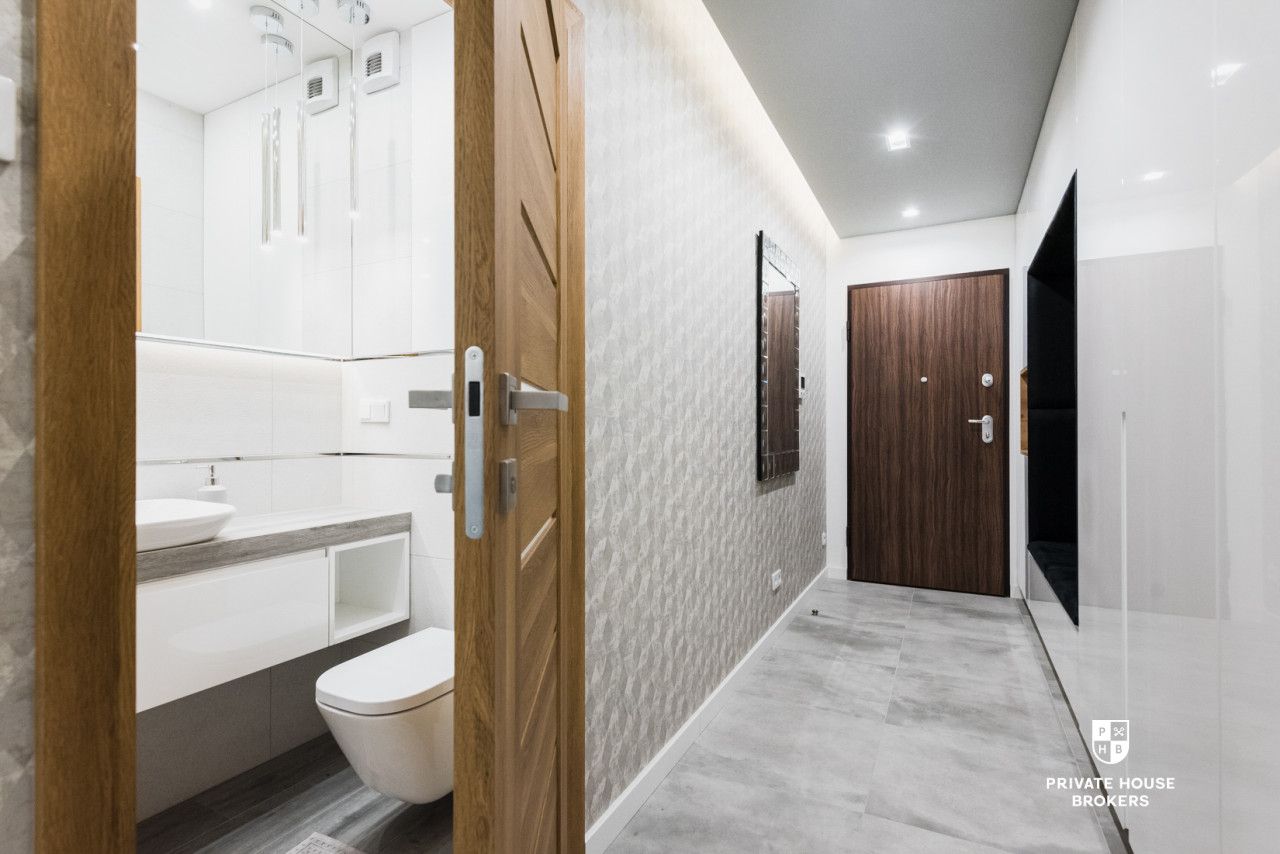 Bright and air-conditioned 73m2 apartment at Wiślane Tarasy - Apartment - Rent - Kraków, Śródmieście / Grzegórzki