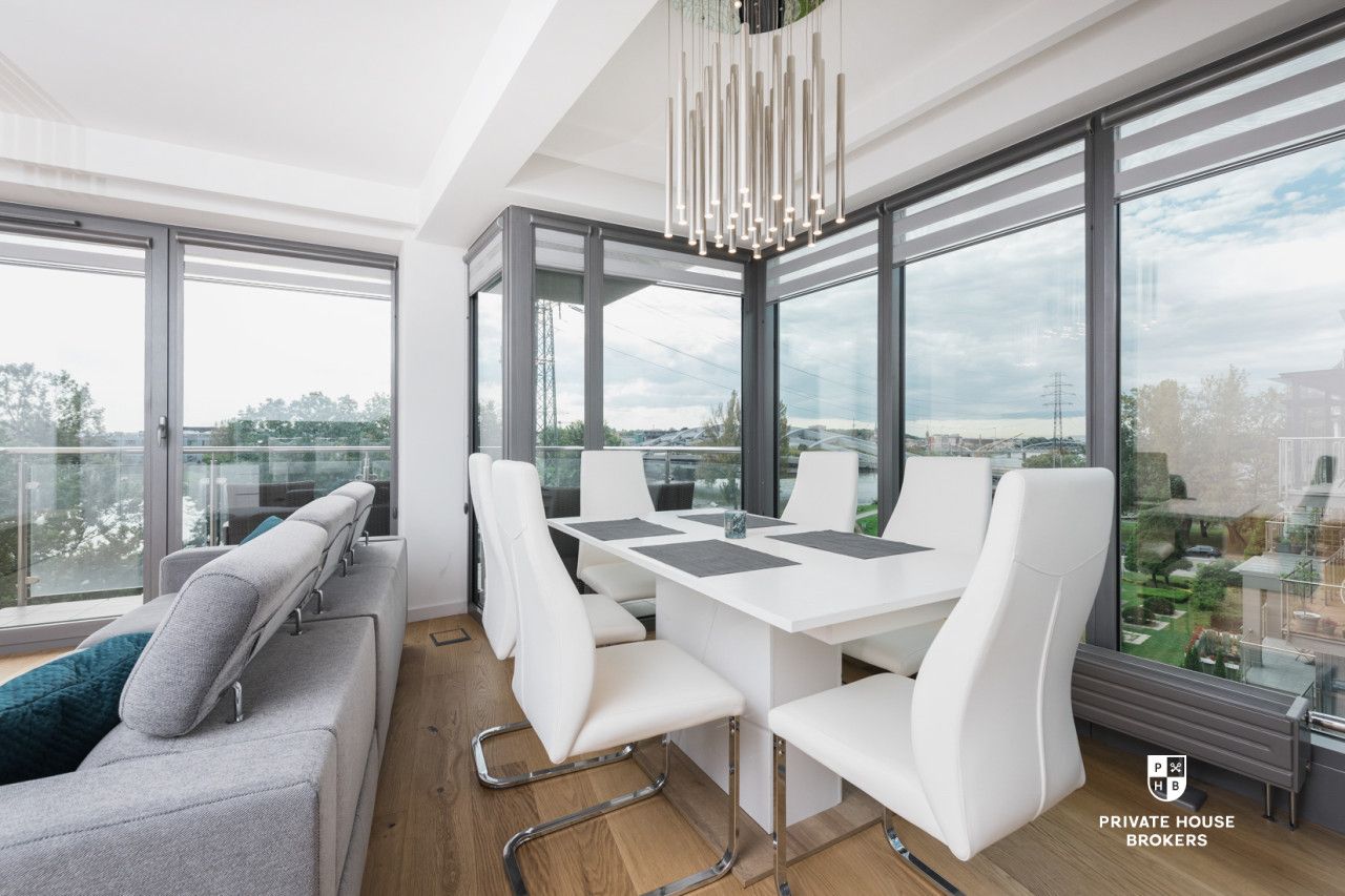 Bright and air-conditioned 73m2 apartment at Wiślane Tarasy - Apartment - Rent - Kraków, Śródmieście / Grzegórzki