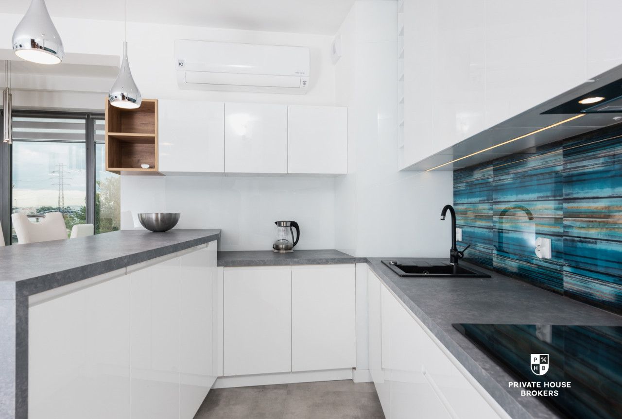 Bright and air-conditioned 73m2 apartment at Wiślane Tarasy - Apartment - Rent - Kraków, Śródmieście / Grzegórzki