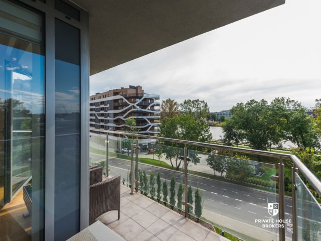 Bright and air-conditioned 73m2 apartment at Wiślane Tarasy - Apartment - Rent - Kraków, Śródmieście / Grzegórzki