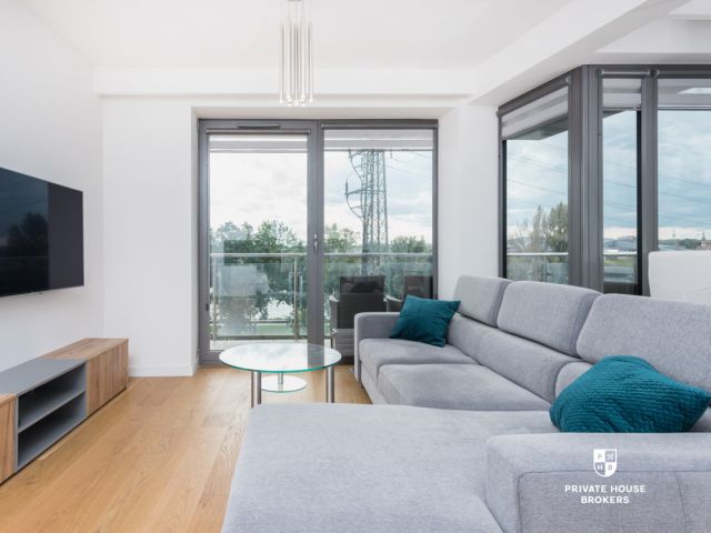 Bright and air-conditioned 73m2 apartment at Wiślane Tarasy - Apartment - Rent - Kraków, Śródmieście / Grzegórzki