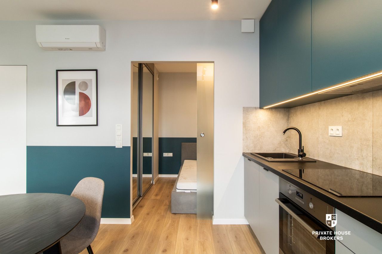 One-bedroom apartment with big balckony | Rydlówka st.| AC| garage - Apartment - Rent - Kraków, Podgórze