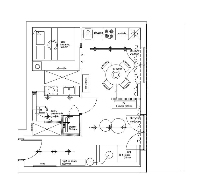 Dwupokojowe mieszkanie z dużym balkonem| ul.Rydlówka| klimatyzacja| garaż - Mieszkanie - Wynajem - Kraków, Podgórze