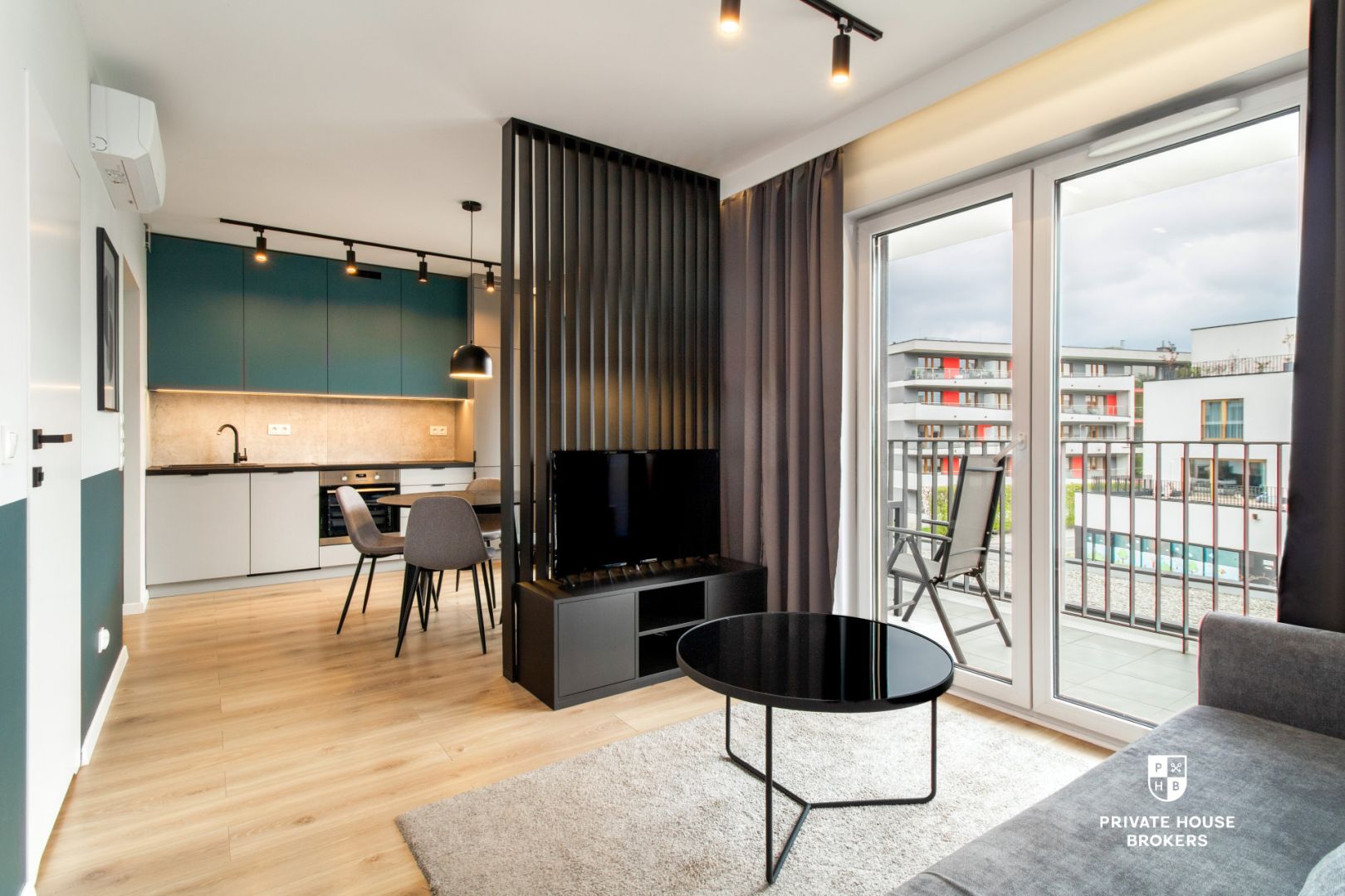 Dwupokojowe mieszkanie z dużym balkonem| ul.Rydlówka| klimatyzacja| garaż - Mieszkanie - Wynajem - Kraków, Podgórze