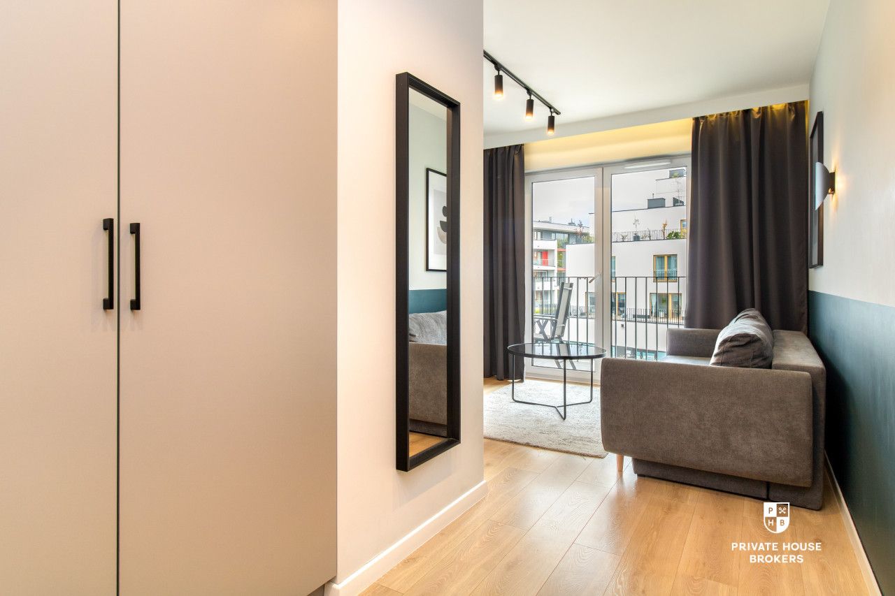 One-bedroom apartment with big balckony | Rydlówka st.| AC| garage - Apartment - Rent - Kraków, Podgórze