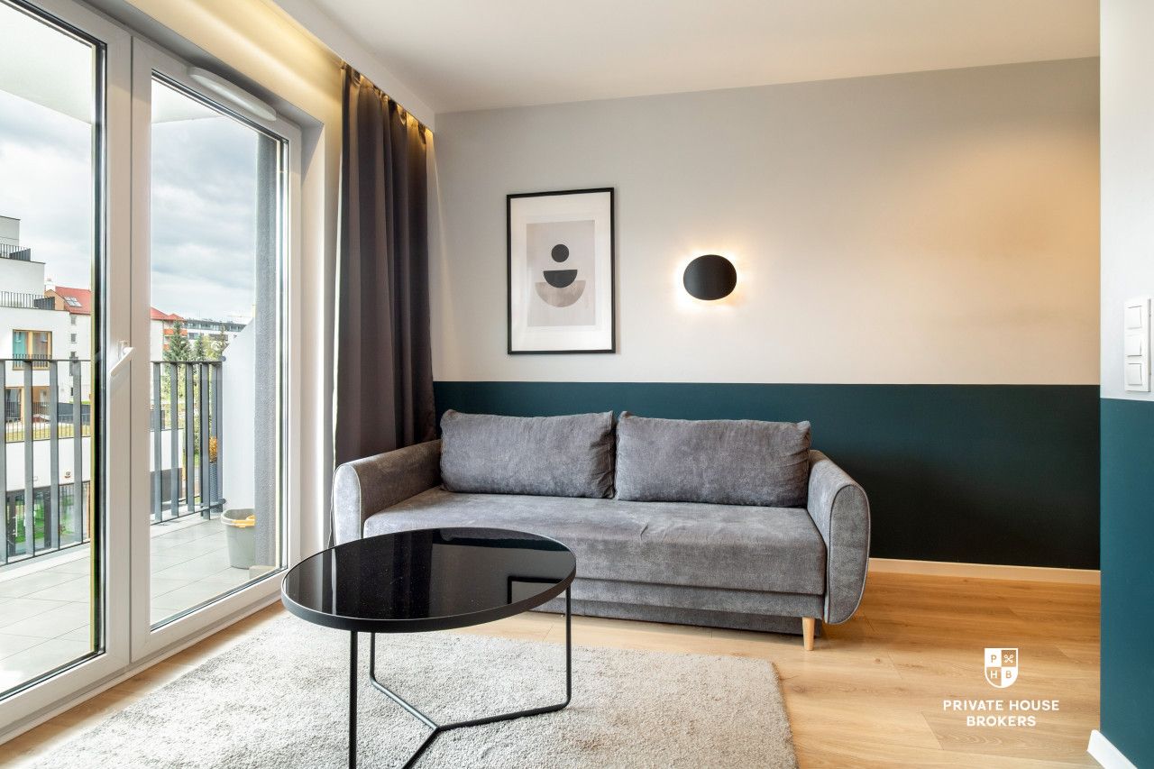 One-bedroom apartment with big balckony | Rydlówka st.| AC| garage - Apartment - Rent - Kraków, Podgórze