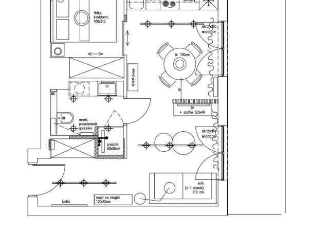 Dwupokojowe mieszkanie z dużym balkonem| ul.Rydlówka| klimatyzacja| garaż - Mieszkanie - Wynajem - Kraków, Podgórze