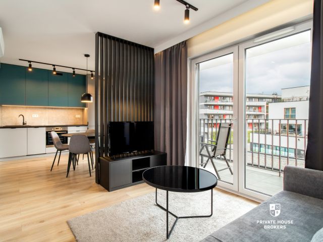 Dwupokojowe mieszkanie z dużym balkonem| ul.Rydlówka| klimatyzacja| garaż - Mieszkanie - Wynajem - Kraków, Podgórze