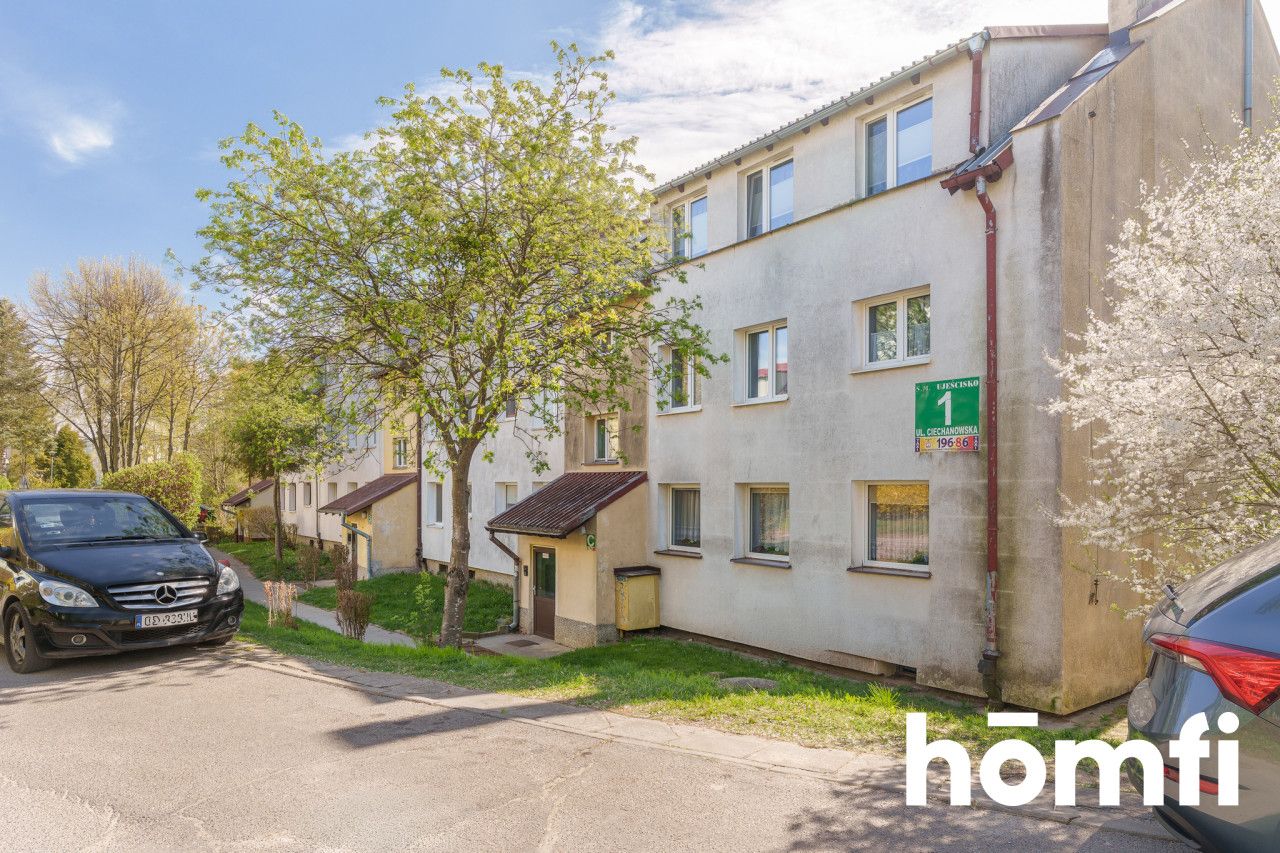 3-room apartment with a separate kitchen, large basement storage area, and garden - Apartment - Sale - Gdańsk, Ujeścisko