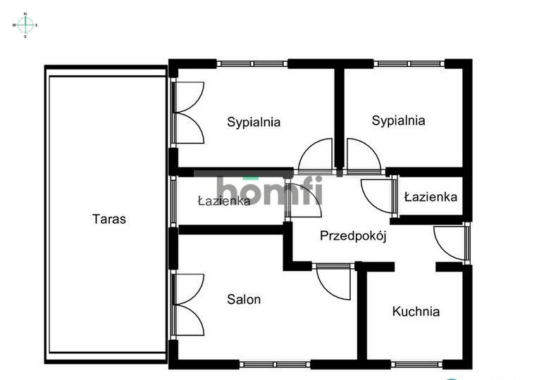 High standard, 2-bedroom apartment with a massive 42 sqm terrace and parking - Apartment - Rent - Kraków, Podgórze