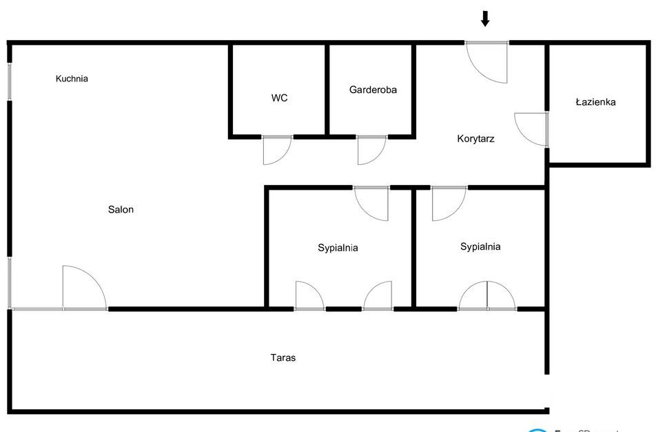 High standard, 2-bedroom apartment with a massive 42 sqm terrace and parking - Apartment - Rent - Kraków, Ruczaj