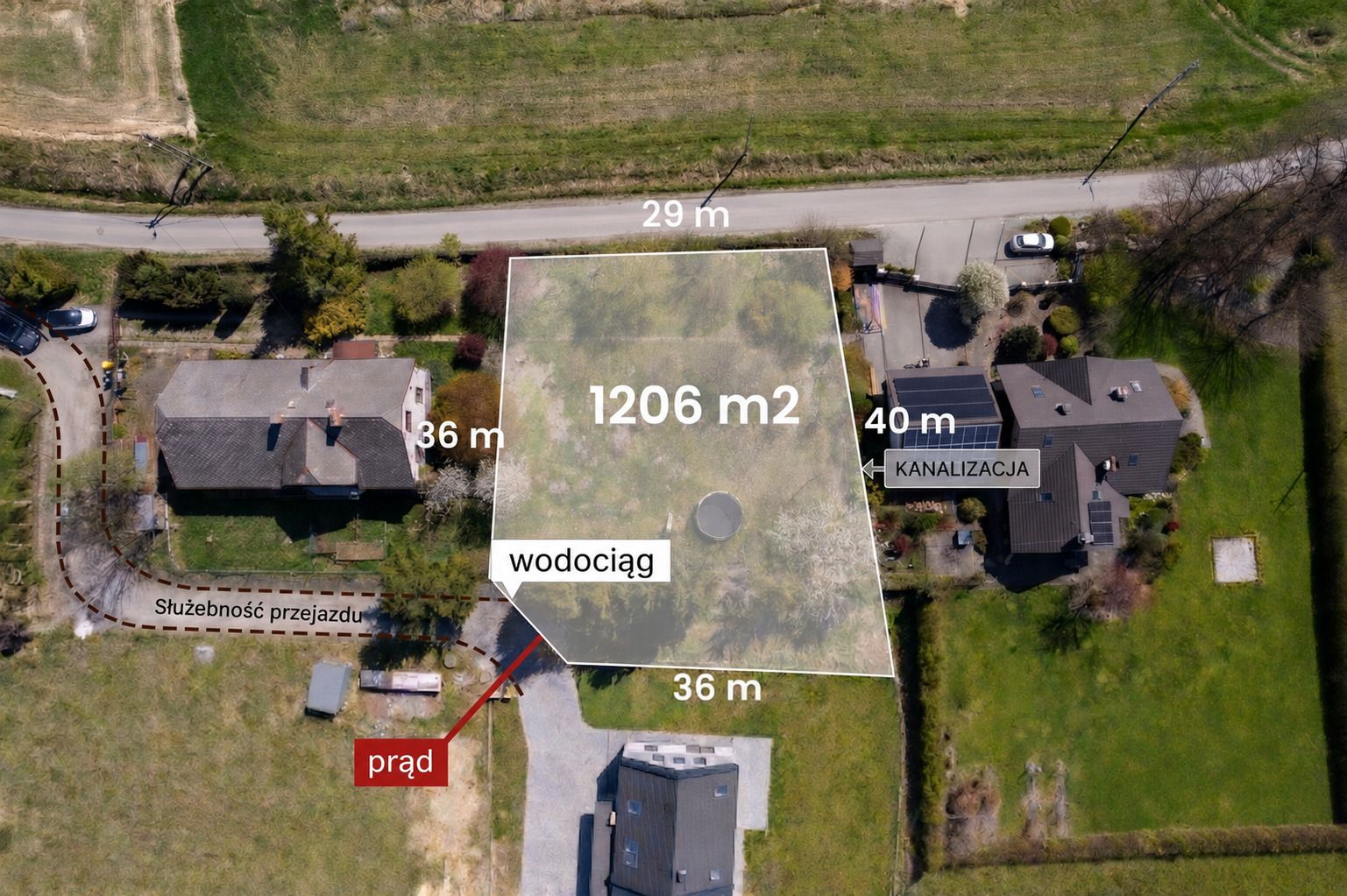 Działka widokowa 1200 m2 - Działka - Sprzedaż - Bielsko-Biała, Hałcnów