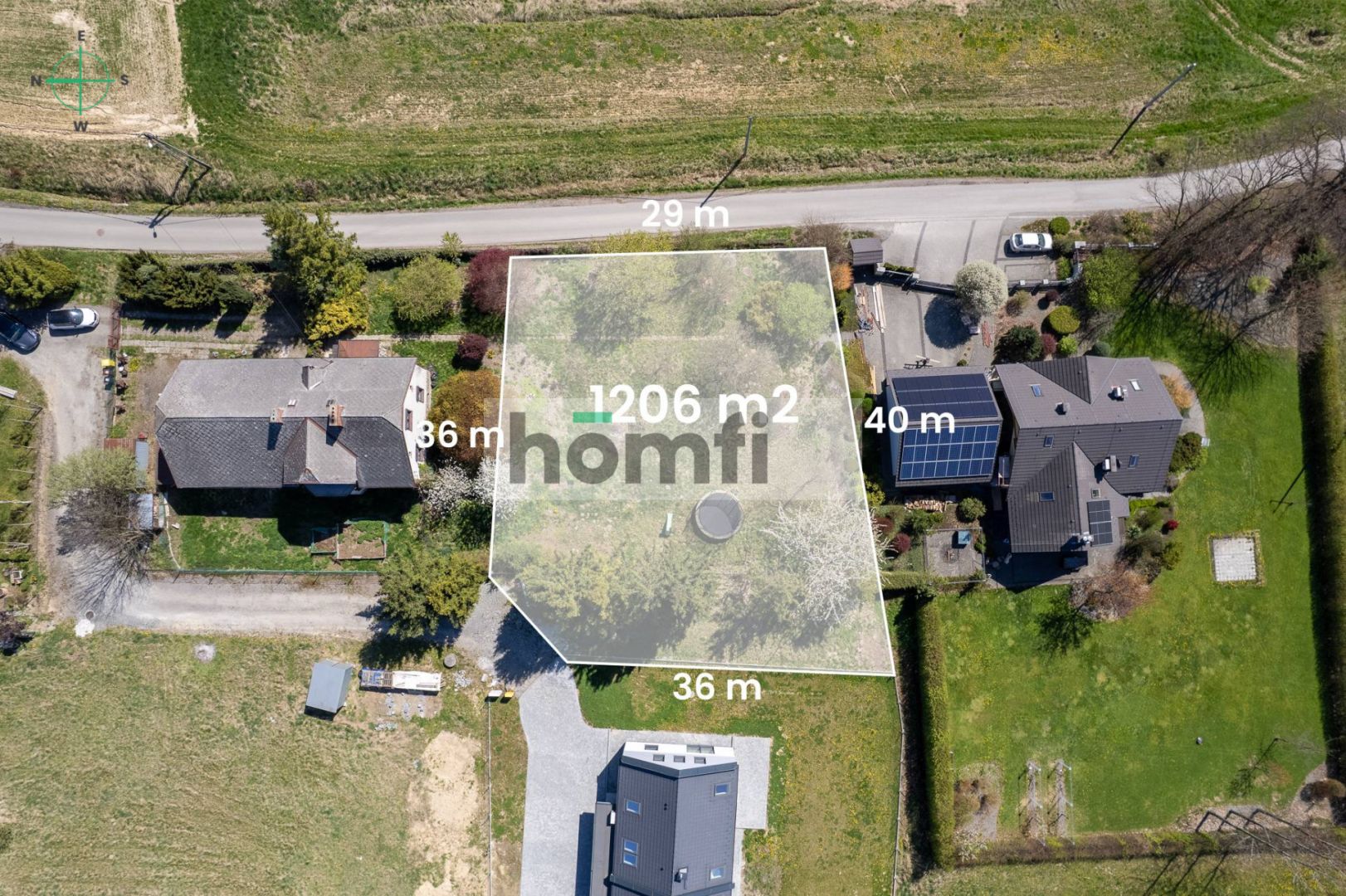 1,200 sqm plot with a view - Plot - Sale - Bielsko-Biała, Hałcnów