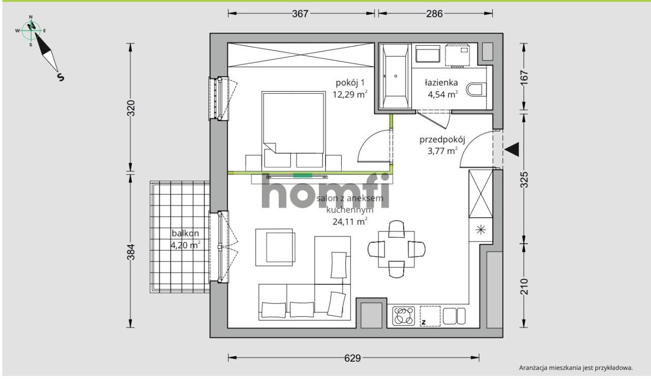 Modern Apartment for Rent | 47 m² | Katowice, Meteorologów - Квартира - Оренда - Katowice, Brynów