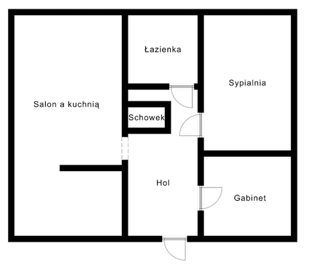 Exceptional 3-room for rent at AK "Krybar", 55 m² - Квартира - Оренда - Warszawa, Mokotów / Siekierki