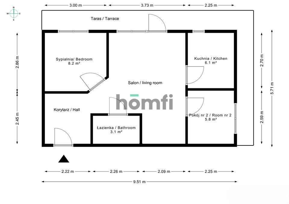 2 BEDROOMS | TERRACE | 2 INDOOR PARKING SPACES | JAGODNO - Apartment - Rent - Wrocław, Krzyki / Jagodno