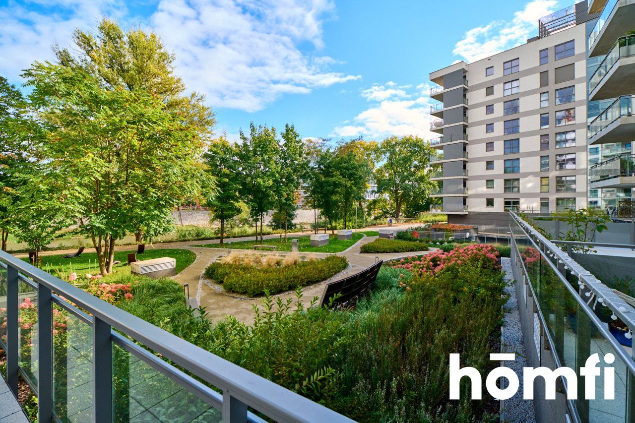 3-room 66.5 m2 with a 40 m2 terrace and a balcony / Centrum / Kępa Mieszczańska / River Point - Apartment - Rent - Wrocław, Śródmieście / Nadodrze